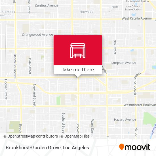 Brookhurst-Garden Grove map