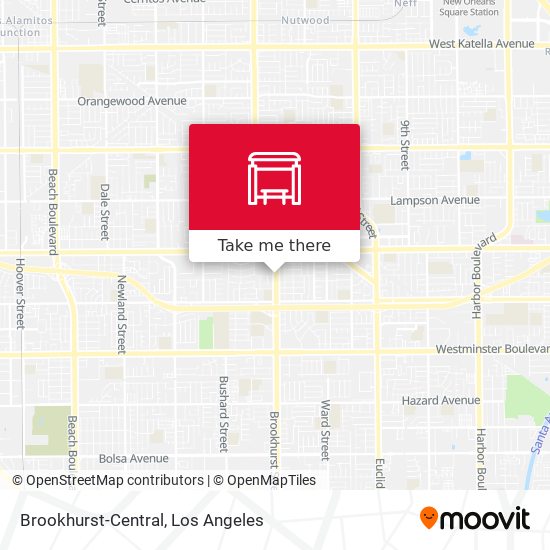 Mapa de Brookhurst-Central