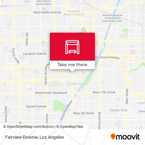 Mapa de Fairview-Downie
