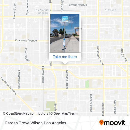 Mapa de Garden Grove-Wilson