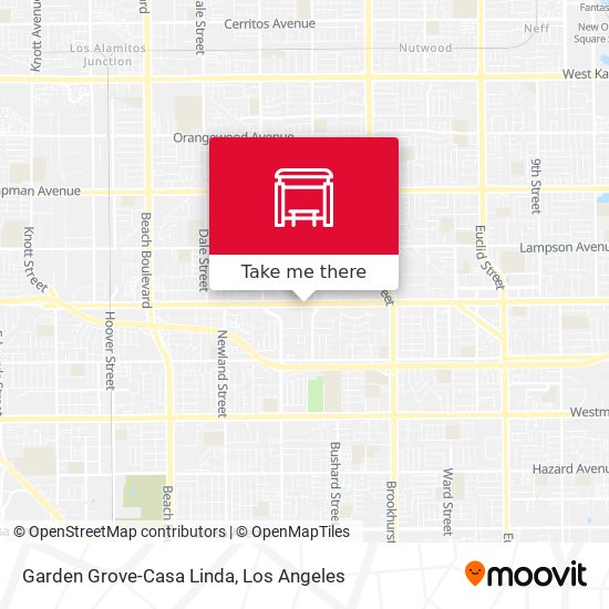 Mapa de Garden Grove-Casa Linda