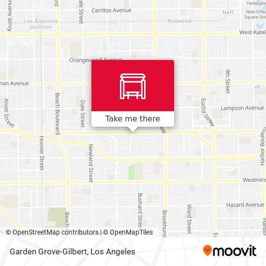 Mapa de Garden Grove-Gilbert