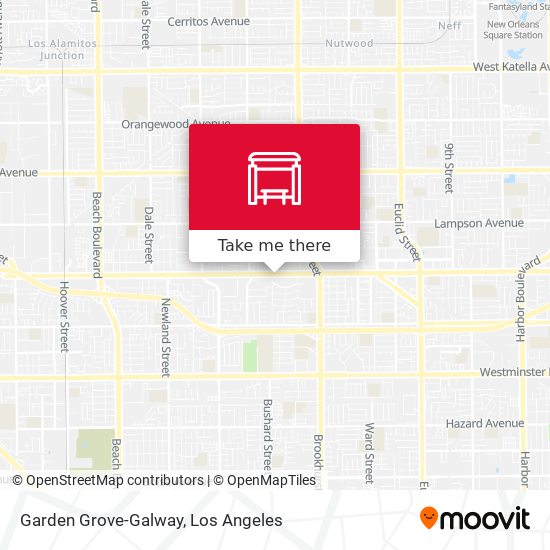 Garden Grove-Galway map