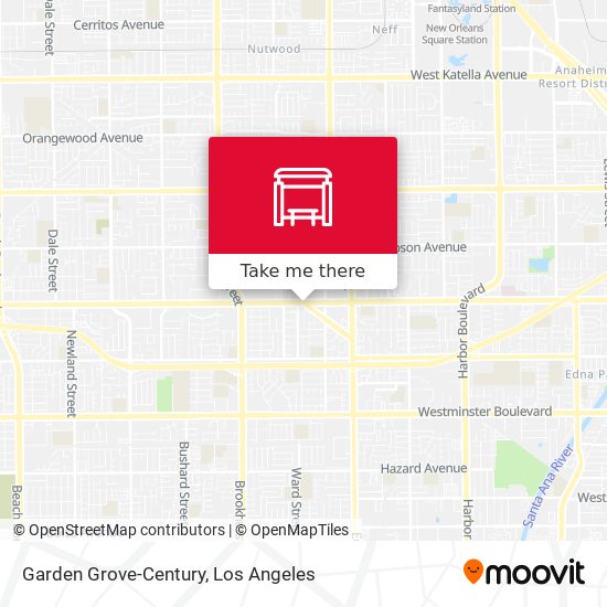 Garden Grove-Century map