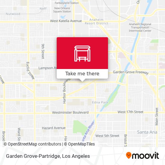 Garden Grove-Partridge map