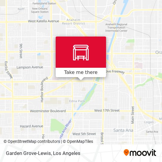 Garden Grove-Lewis map