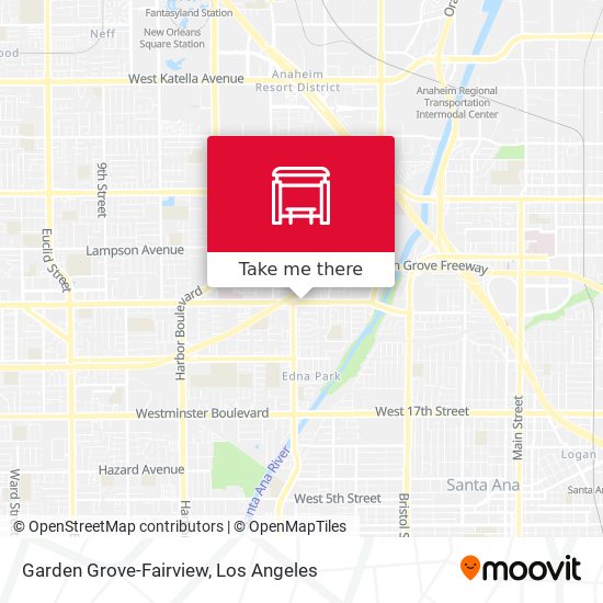 Mapa de Garden Grove-Fairview