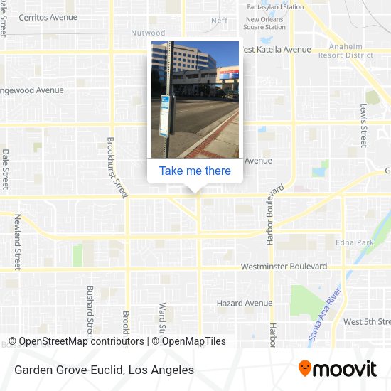 Mapa de Garden Grove-Euclid