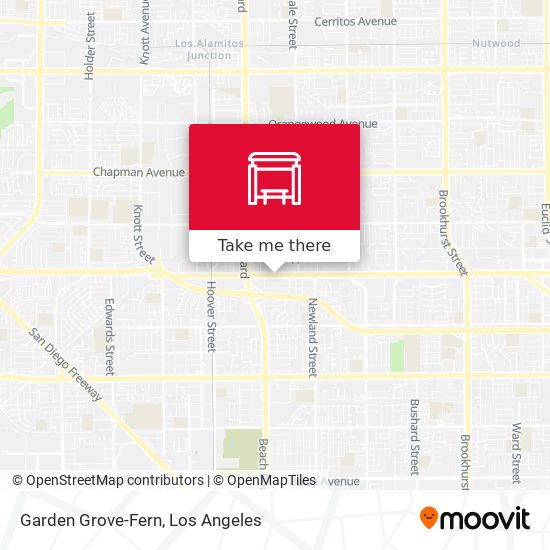 Mapa de Garden Grove-Fern