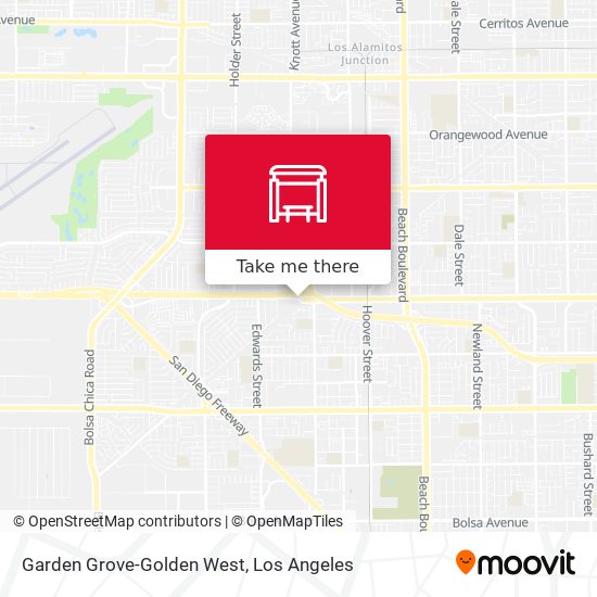 Mapa de Garden Grove-Golden West