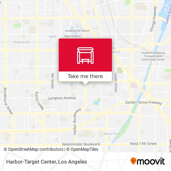Harbor-Target Center map