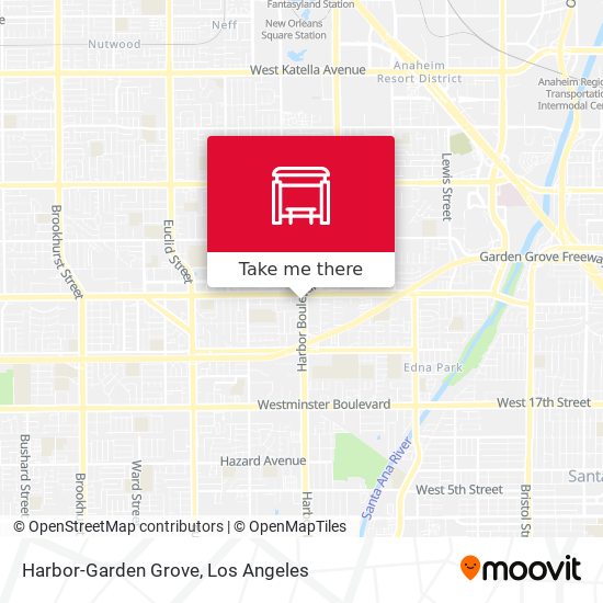 Harbor-Garden Grove map