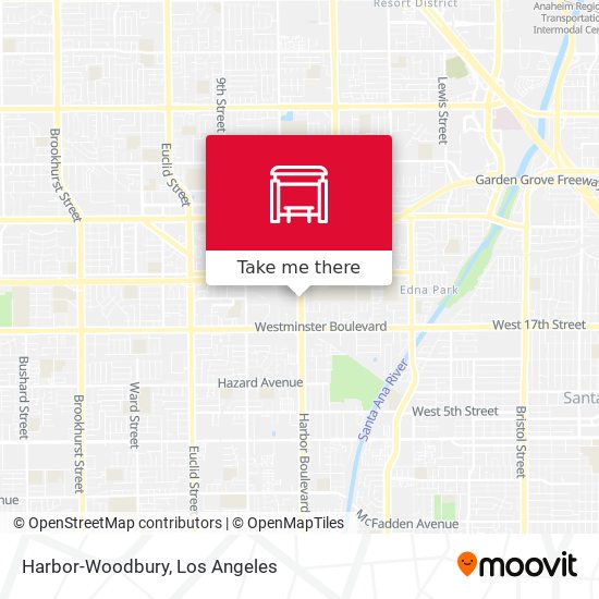 Mapa de Harbor-Woodbury