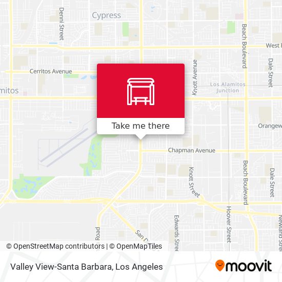 Valley View-Santa Barbara map