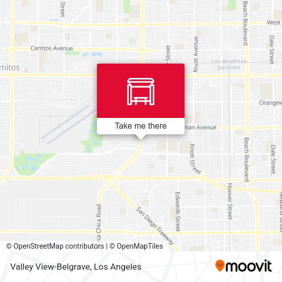 Valley View-Belgrave map