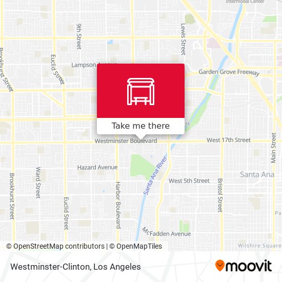 Westminster-Clinton map