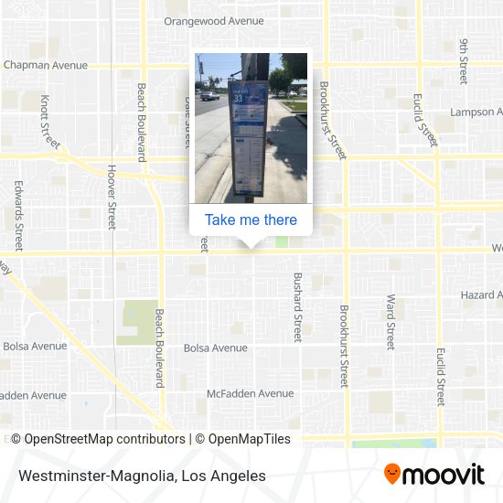 Mapa de Westminster-Magnolia