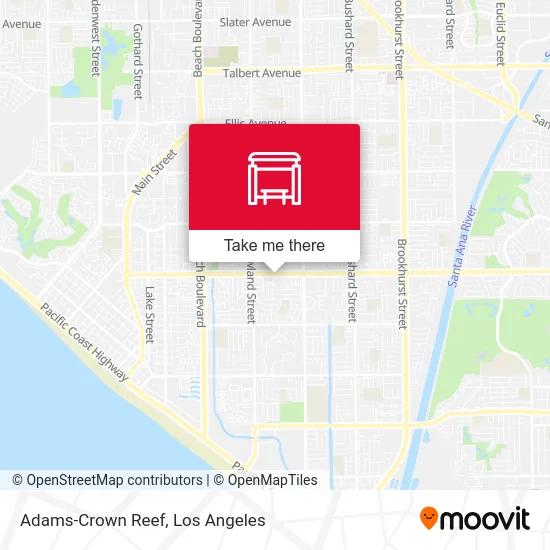 Adams-Crown Reef map