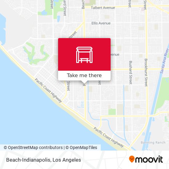 Mapa de Beach-Indianapolis