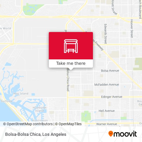 Mapa de Bolsa-Bolsa Chica