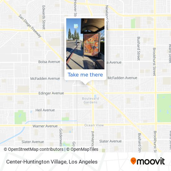 Center-Huntington Village map