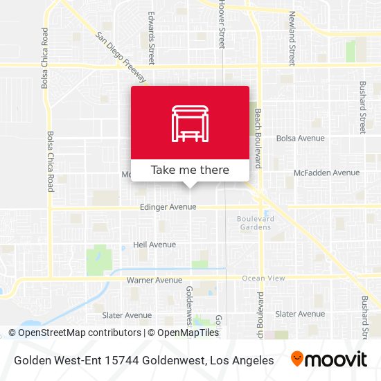 Mapa de Golden West-Ent 15744 Goldenwest