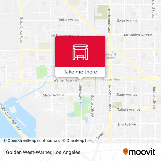 Golden West-Warner map