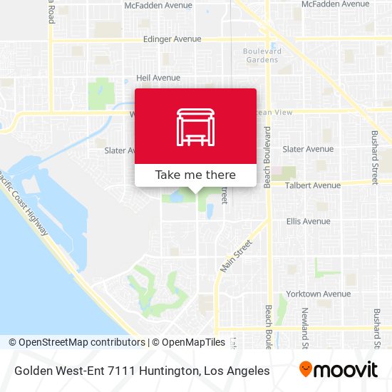 Mapa de Golden West-Ent 7111 Huntington
