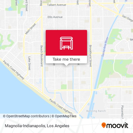 Mapa de Magnolia-Indianapolis