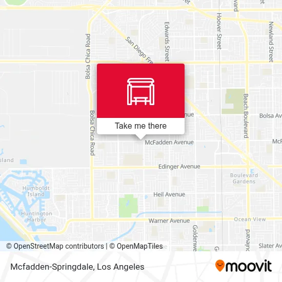 Mcfadden-Springdale map
