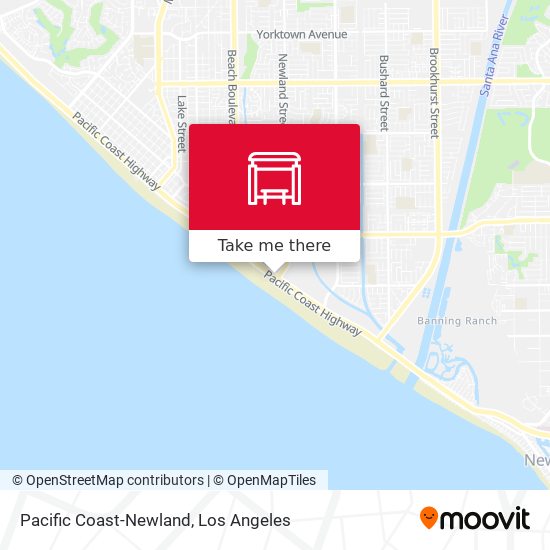 Mapa de Pacific Coast-Newland