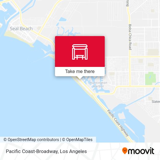 Pacific Coast-Broadway map