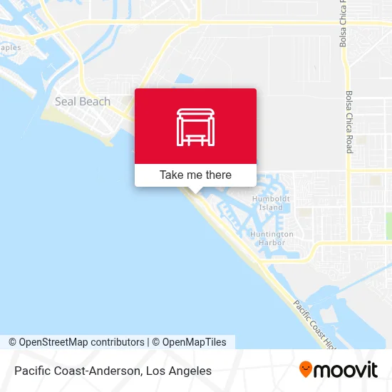 Pacific Coast-Anderson map