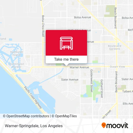 Warner-Springdale map