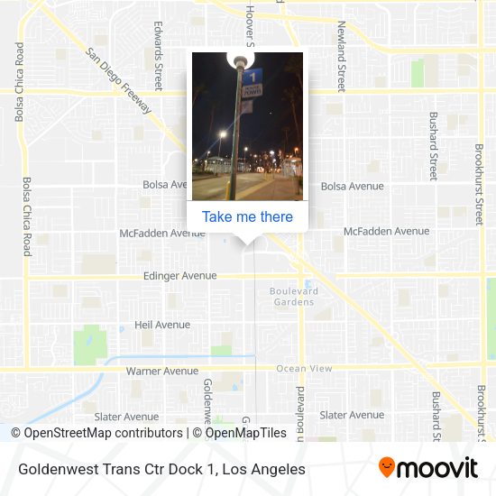 Mapa de Goldenwest Trans Ctr Dock 1