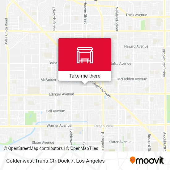 Goldenwest Trans Ctr Dock 7 map