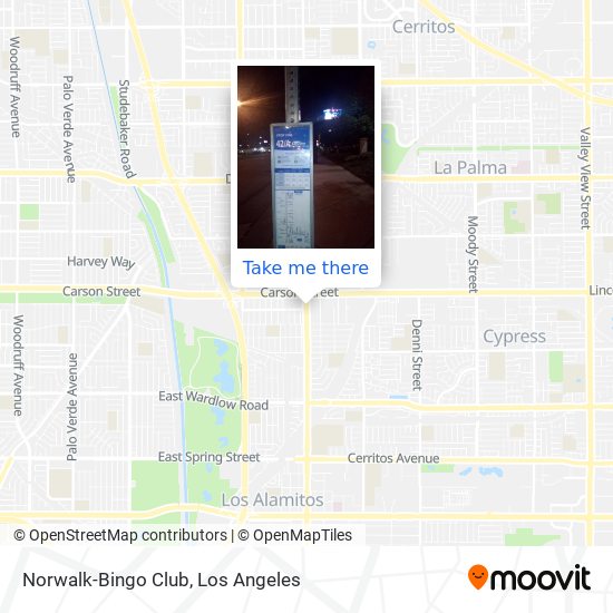 Norwalk-Bingo Club map