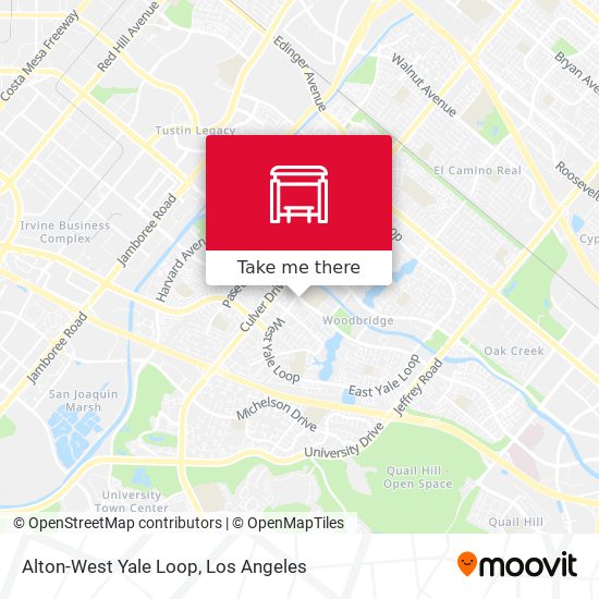 Mapa de Alton-West Yale Loop