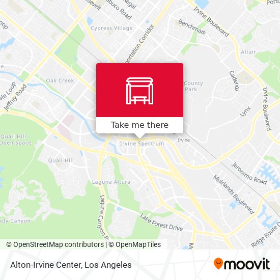 Mapa de Alton-Irvine Center