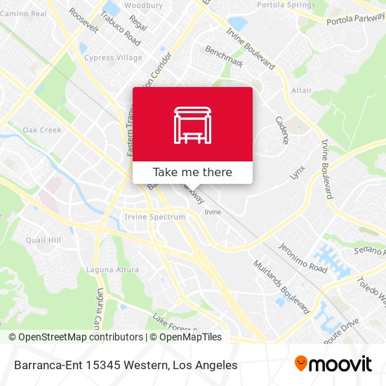 Barranca-Ent 15345 Western map