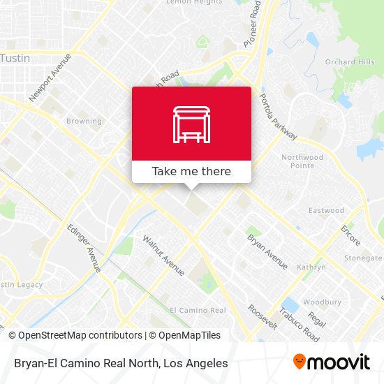 Bryan-El Camino Real North map
