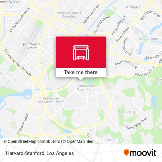 Harvard-Stanford map
