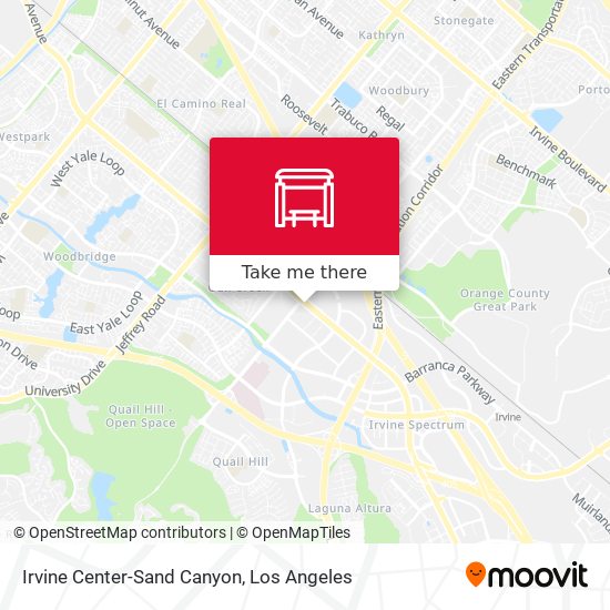Mapa de Irvine Center-Sand Canyon
