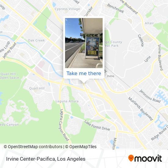 Mapa de Irvine Center-Pacifica