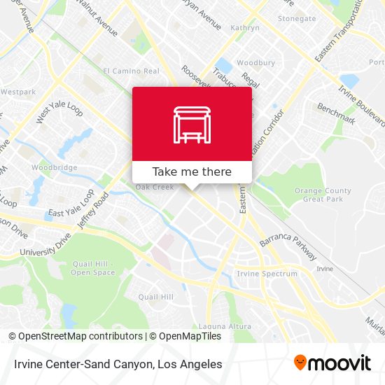 Mapa de Irvine Center-Sand Canyon
