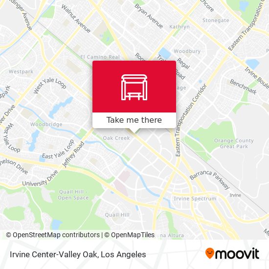 Irvine Center-Valley Oak map