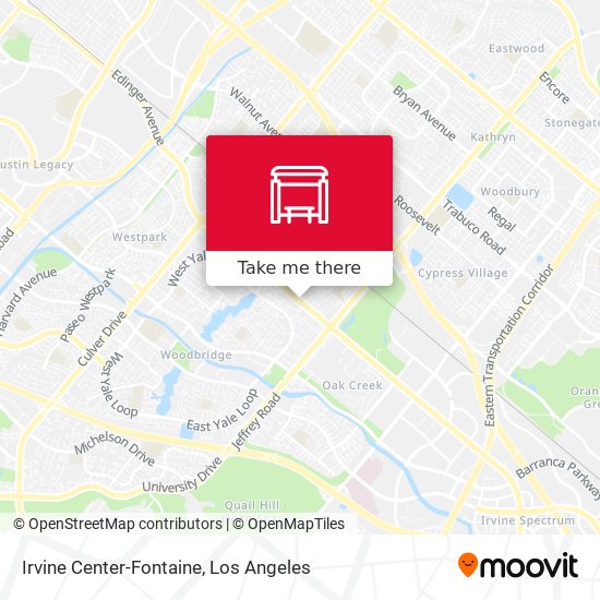 Irvine Center-Fontaine map