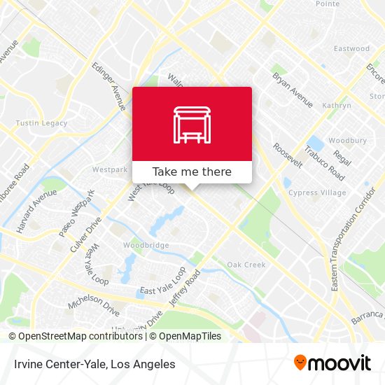 Irvine Center-Yale map