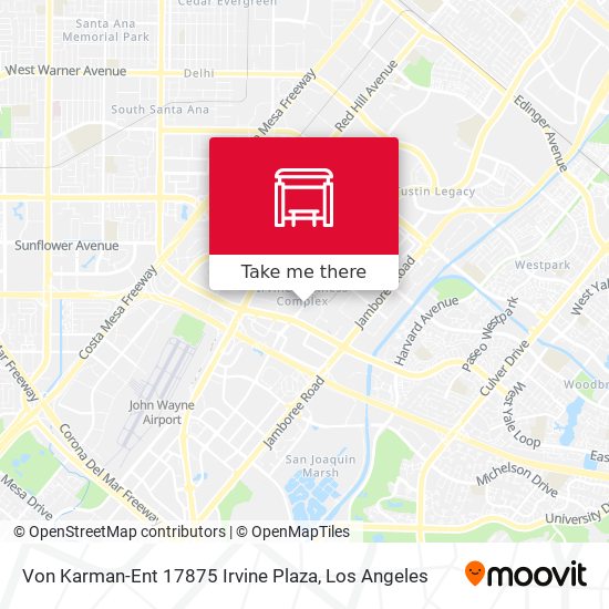 Von Karman-Ent 17875 Irvine Plaza map