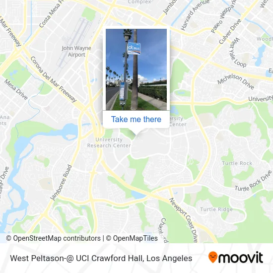 Mapa de West Peltason-@ UCI Crawford Hall